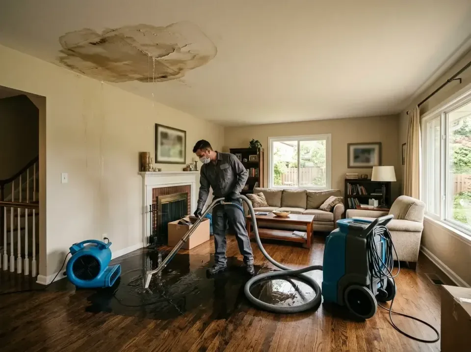attic-pipe-burst-ceiling-drip-008 — frequently asked questions, Water Damage Restoration & Carpet Care in Sergeant Bluff, IA